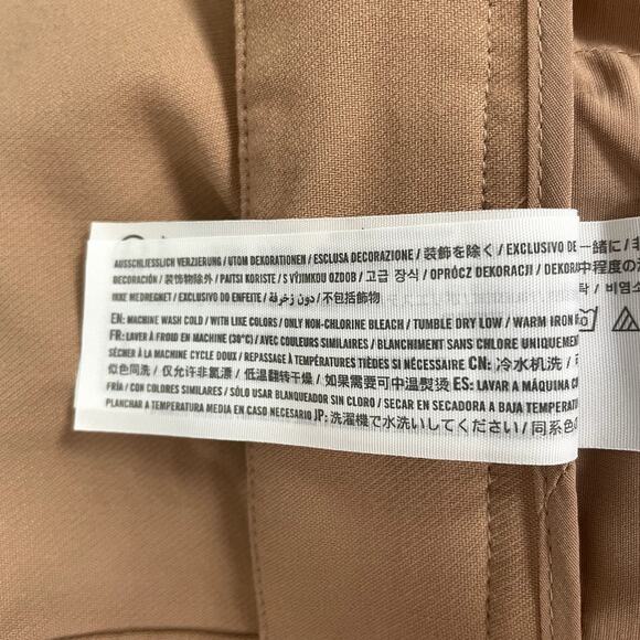 Abercrombie and Fitch Pants Womens 29 / 8L Tan Camel Trousers Wide Leg Straight - Picture 10 of 13